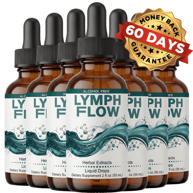 Six-bottle LymphFlow pack